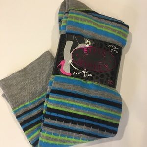 STEVE MADDEN Over Knee Legwear Size 9-11